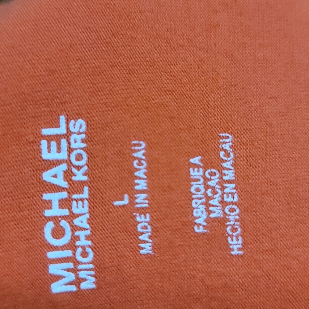 Michael Korrs Hooded Open Front Crop Jacket - SZ L - Picture 6 of 7